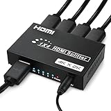TCNEWCL Répartiteur HDMI 4K 1 en 4 sorties simultanées