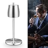 Cendrier sur pied réglable en acier inoxydable - Hauteur