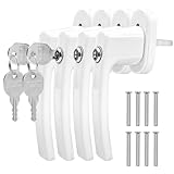 Avesteir 4 pièces poignée de fenêtre en aluminium,