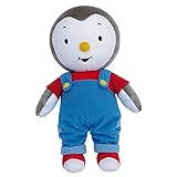 Jemini- Peluche +/-30 cm TCHOUPI, 021975, Bleu/Rouge