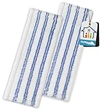 FlyWave Lot de 2 serpillères en microfibre et coton