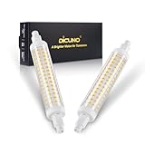 DiCUNO Ampoule LED R7s 118mm, Non-dimmable, Blanc chaud