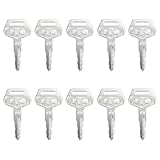 Lot de 10 clés d'allumage de rechange pour pelles Komatsu