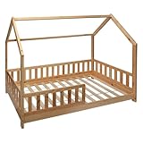 Atmosphera - Lit Cabane Enfant Bosco, 90 x 190 cm,