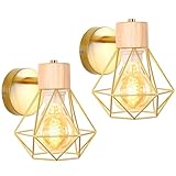 IDEGU Lot de 2 Appliques Murales Industrielles Design