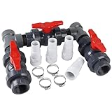 SWAWIS Ensemble de Bypass pour Piscine Pompe à Chaleur,