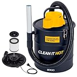 SOGO Aspirateur cendres chaudes et balayage de feuilles,