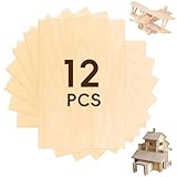 Rierousy Lot de 12 plaques de contreplaqué - 300 x