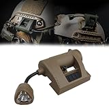 WQZXM Lampe tactique casque avec lampe LED IR blanche