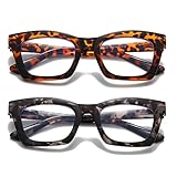 Hubeye 2 lunettes de lecture pour femme avec charnière