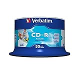 Verbatim CD-R 80MIN Datalife PLUS Printable Lot de