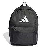 adidas Mixte CLASSIC 3BARS BACKPACK, Black/White, One