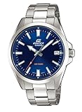 Casio Mens Analogue Watch Edifice EFV-100, argent,