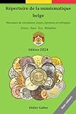 Répertoire de la numismatique belge: Version noir et