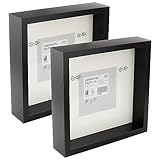 Ikea SANNAHED 604.591.18 Lot de 2 cadres photo carrés