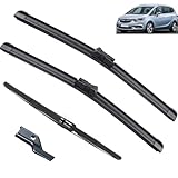 Lot de 3 balais d'essuie-glace avant et arrière compatible