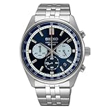 Seiko Montre Robe SSB427P1, bleu, Moderne