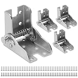 CPROSP Lot de 4 supports de table pliable à 90 °, pieds
