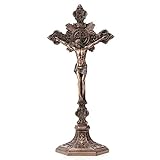 Veronese Design Crucifix de Saint Benoît avec support