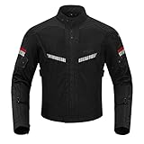 Veste de Moto Homme Été, Blouson Moto Respirant, avec