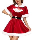 RSLOVE Costume Mere Noel Femme - Robe de Noël Tenue