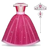 URAQT Filles Aurore Robe de Princesse, Costume Princesse