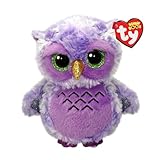 Ty Beanie Boos - Owlivia la Hibou Violet avec de grands
