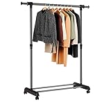 Edihome, Portant a Vêtement, Penderie Vetement, Porte-vêtements,