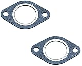 2x JOINT A BRIDE POUR POT ECHAPPEMENT MOTO MOBYLETTE