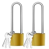 Mesybveo Lot de 2 Cadenas à Anse Longue 32mm Avec 6