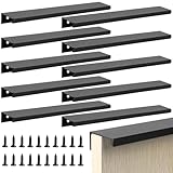 JiangLin Lot de 10 poignées de meuble cachées, 300