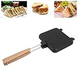 Poêle à sandwich double face, poêle à frire en aluminium