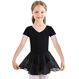 Bezioner Robe de ballet pour filles, justaucorps de