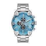 Diesel DZ4655 Montre chronographe à pointes en acier