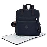 Kipling Audrie Sac à dos à langer Bleu, True Blue Tonal,