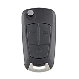 Coque de clé à télécommande compatible avec Opel Vectra