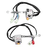 Bouton de klaxon de guidon de moto, interrupteur de