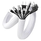 AGPTEK 6,1 m Gaines Câble 12-20 mm, Manchon de Câble