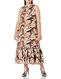 True Religion Sleeveless Dress Robe Femme, Multicolore,