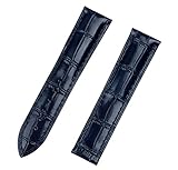 Bracelet de montre en cuir de vachette véritable pour