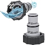 Lot de 2 adaptateurs A Kalitec pour piscine I 38 mm