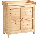 Outsunny Armoire de Jardin Remise pour Outils sur Pied