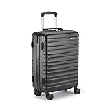 Amazon Basics Valise rigide avec roulettes pivotantes,