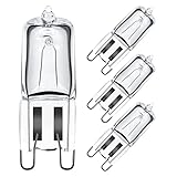 Lot de 4 ampoules halogènes G9 40 W 230 V 300 ℃ pour