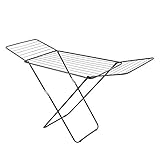 Metaltex Vulcano Black-Tendedero Acero con Alas 18m.