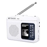 Retekess TR606 Radio Cassette Portable et Enregistreur,