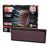 K&N 33-2865 Filtre à Air du Moteur: Haute Performance,