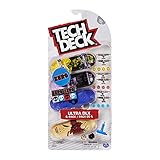 TECH DECK - FINGER SKATE - PACK 4 FINGER SKATES - Authentique