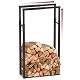 VOUNOT® Porte Bûches Télescopique Étagère à Bois de