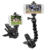 Suptig Support de téléphone à col de cygne, pince de